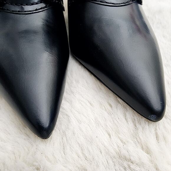 NEW Larroude Stewart Buckle Point Toe Ankle Bootie - Picture 10 of 13